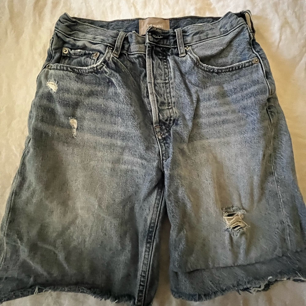 Size 26.  Curvy cheeky fit.  Everlane.  High waisted